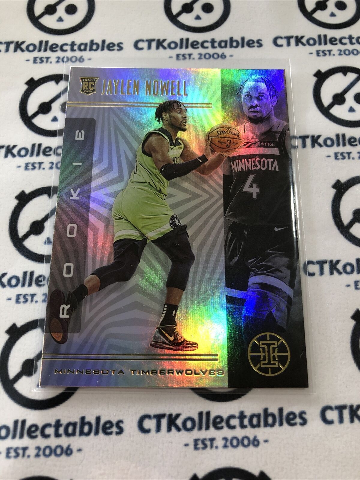 2019-20 NBA Illusions Jayden Nowell RC #154 Timberwolves