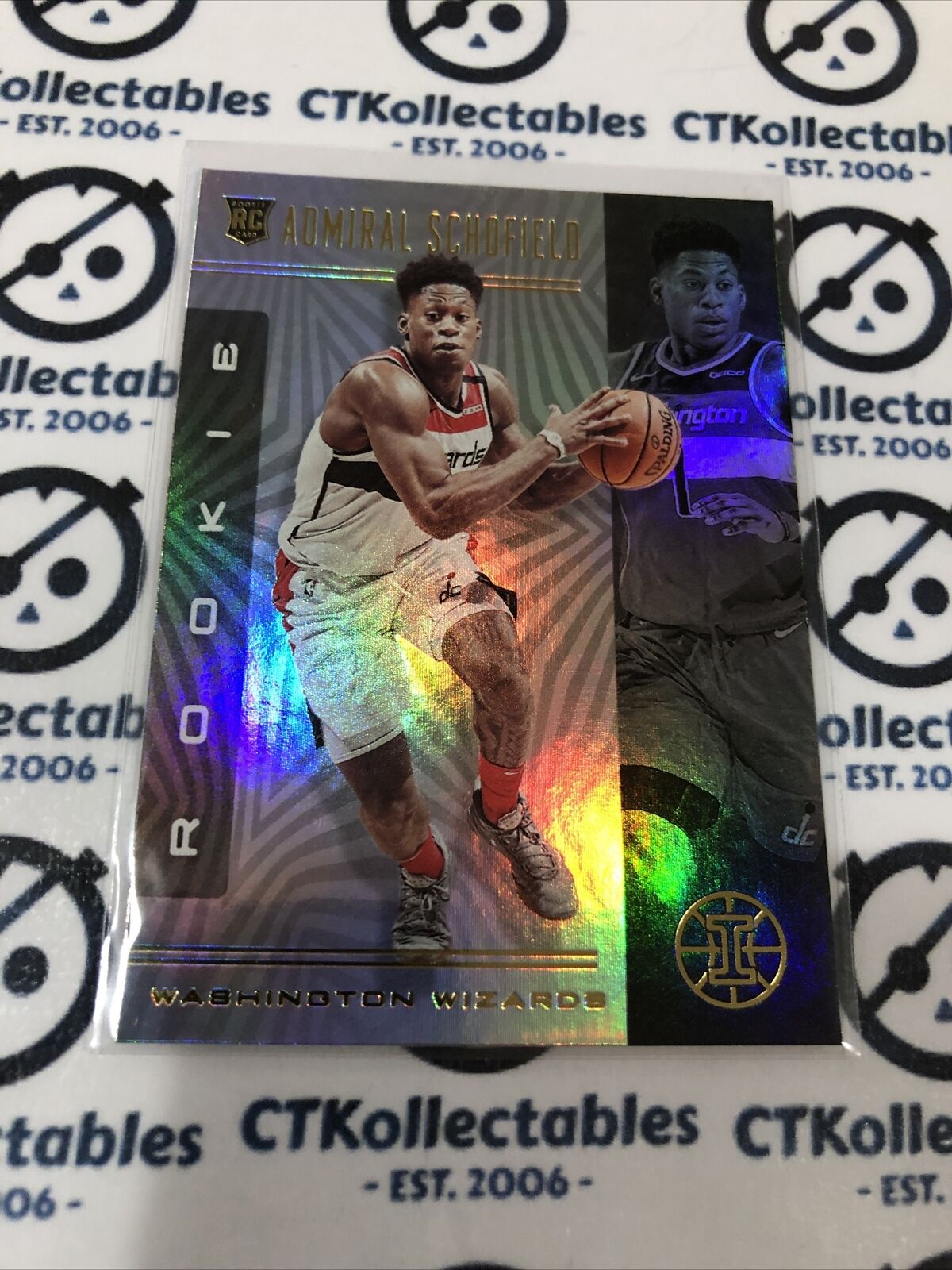 2019-20 NBA Illusions Admiral Schofield RC #192 Wizards
