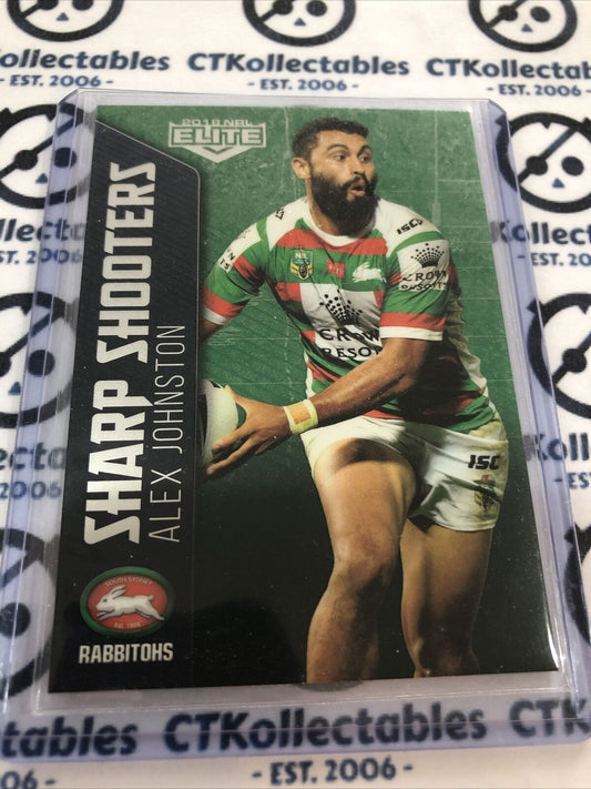 2018 NRL Elite Alex Johnston Sharp Shooters SSH23/32 Rabbitohs