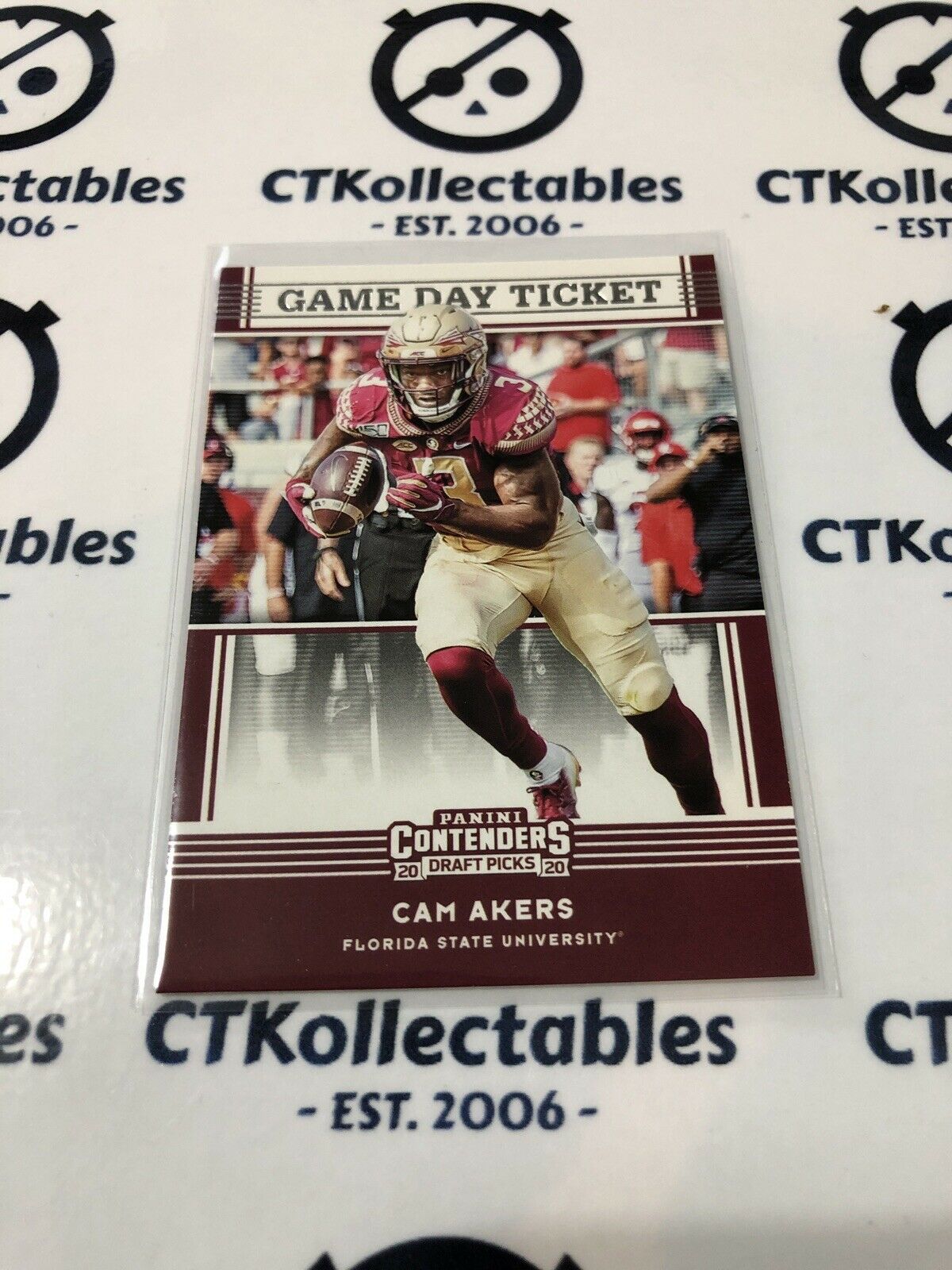 2020 NFL Contenders Draft Picks Game Day Ticket #16 Cam Akers Rams