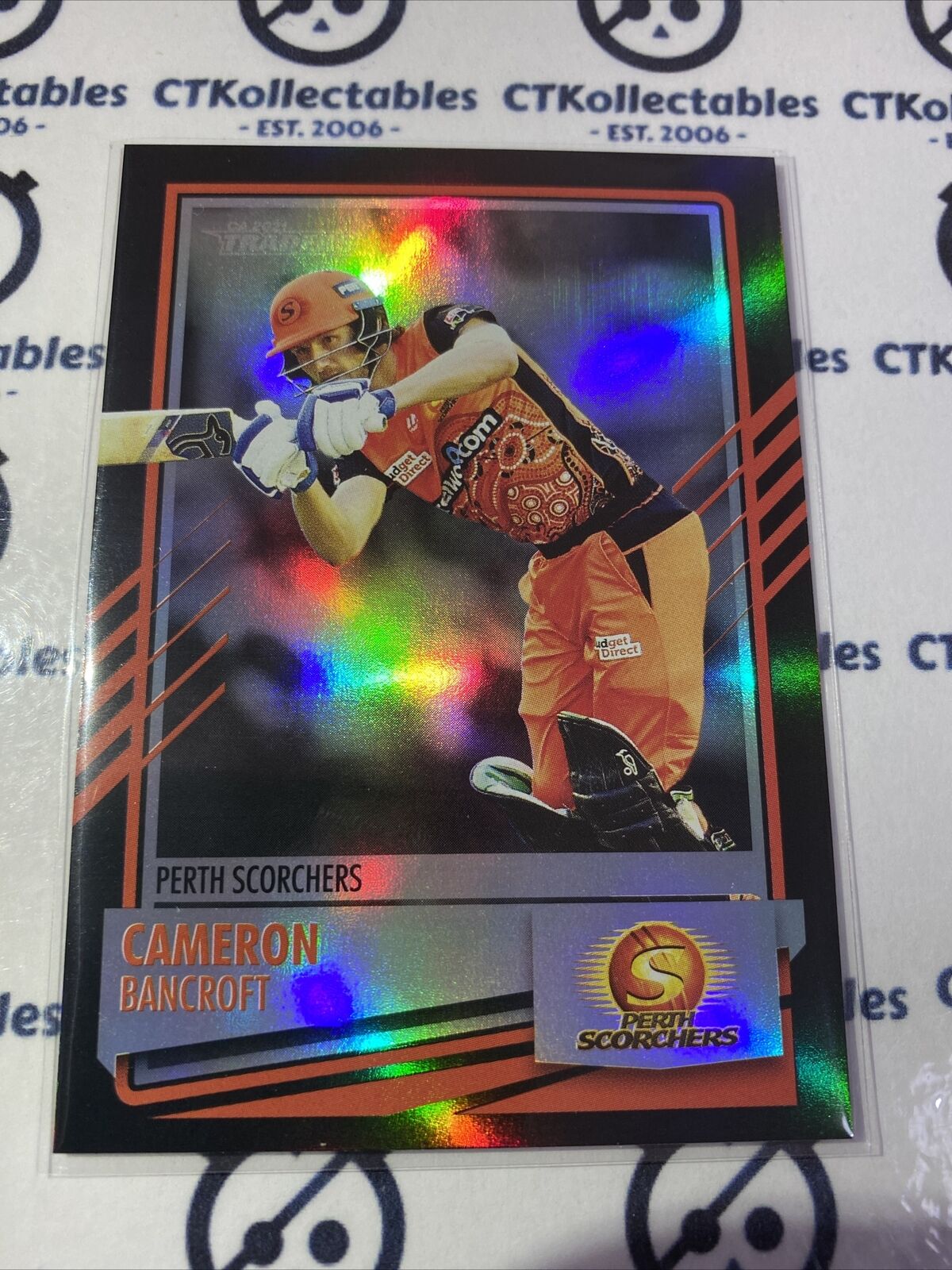 2021/2022 TLA Cricket Traders silver Parallel #P118 Cameron Bancroft