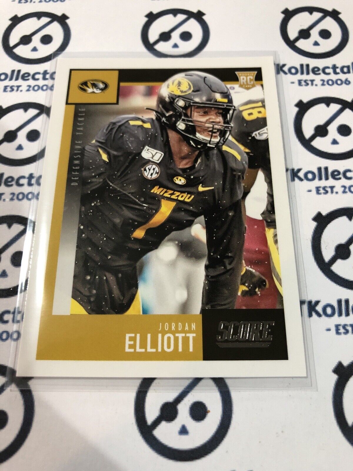 2020 NFL Panini SCORE Jordan Elliot RC #343 Cleveland Browns