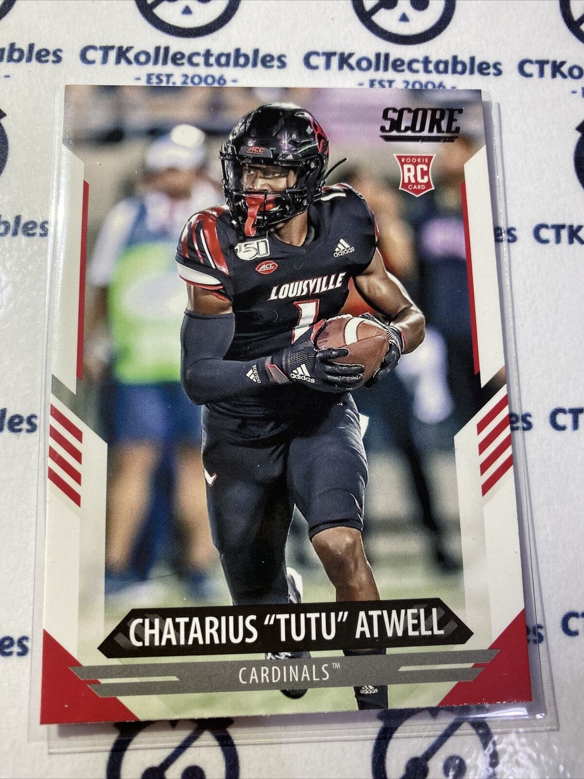 2021 NFL Score Rookie Card Chatarius Atwell #336 RC Rams