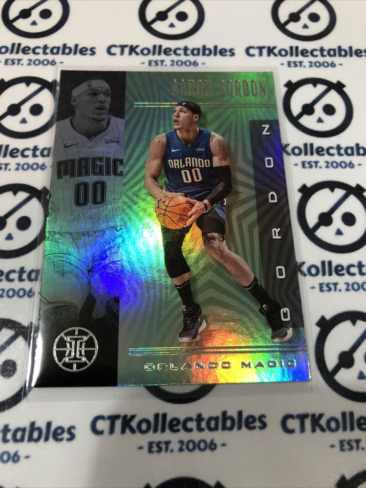 2019-20 NBA Illusions Aaron Gordon Emerald #107 Magic