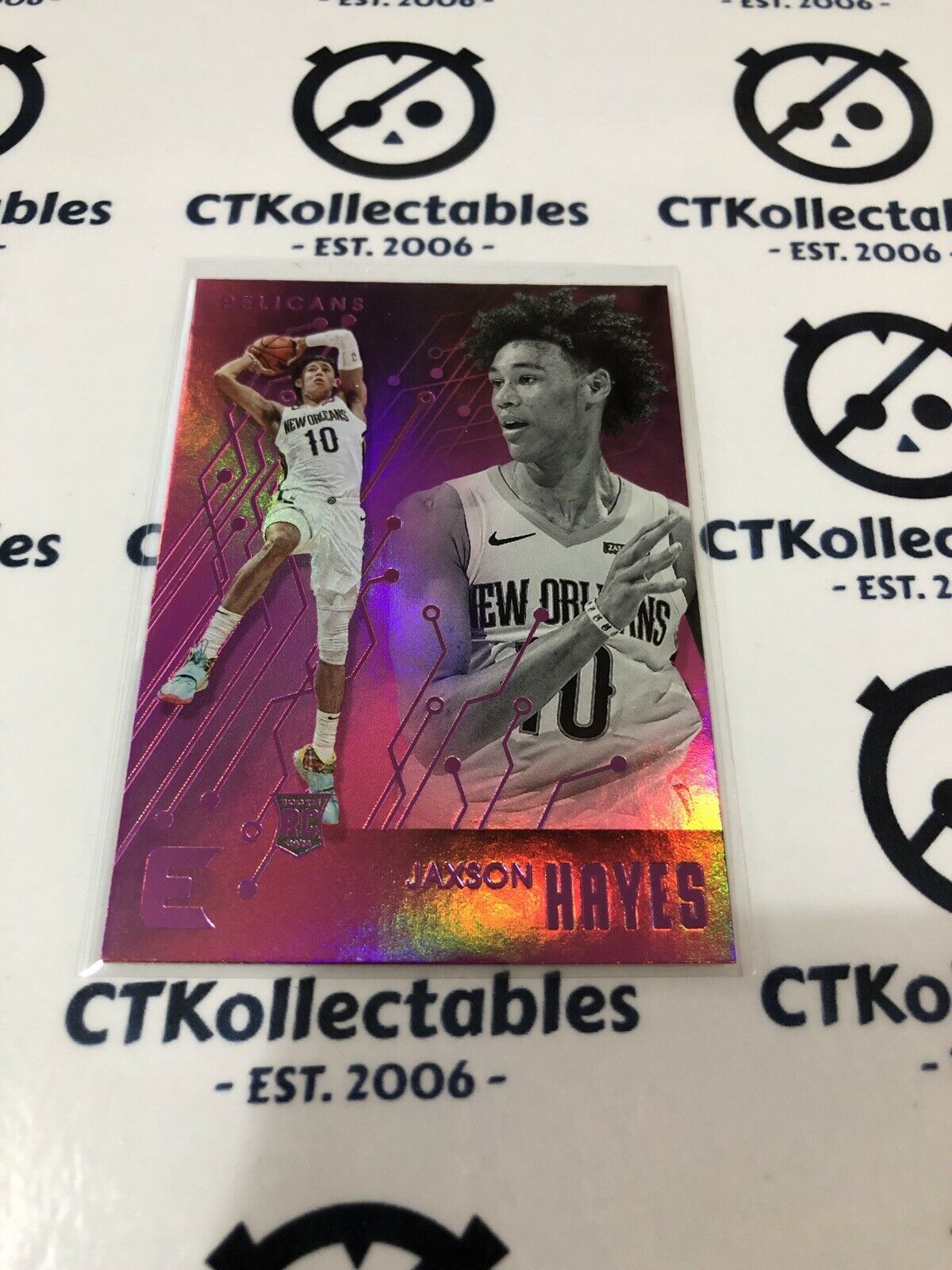 Jaxson Hayes Pink #218 2019-20 NBA Chronicles Essentials