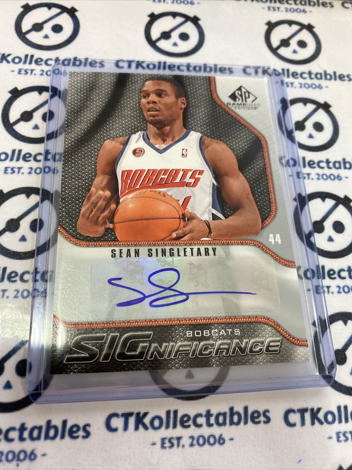 2009/10 SP-GU Sean Singletary SIGnificance Auto Bobcats