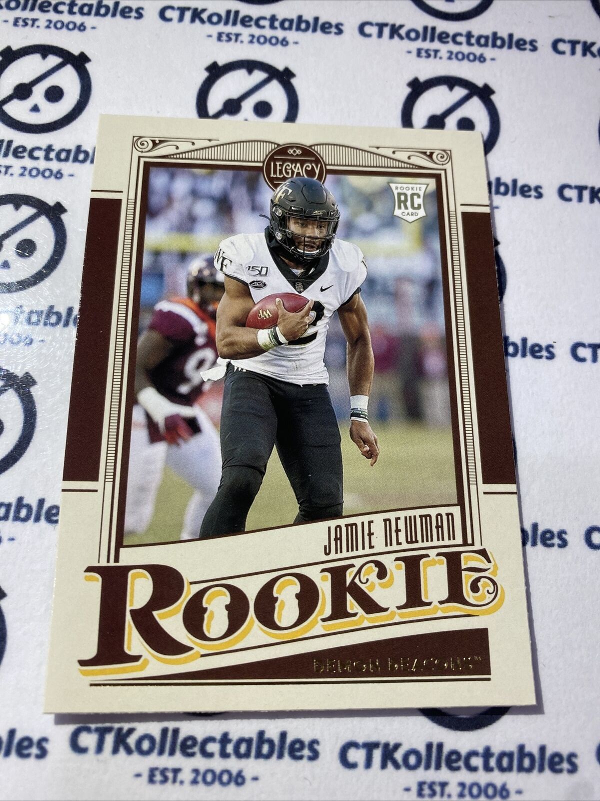 2021 NFL Legacy Rookie Jamie Newman #147 Eagles RC