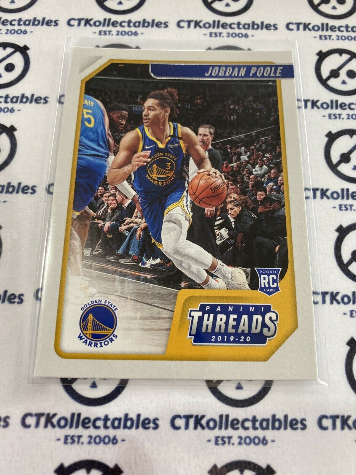 2019-20 NBA Chronicles Threads Jordan Poole #89 Warriors