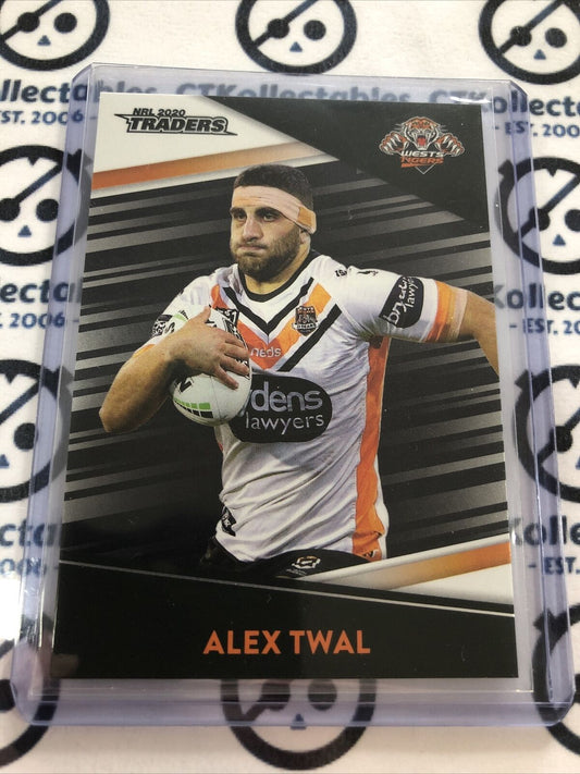 2020 NRL Traders Platinum Parallel Alex Twal #PS160 Tigers