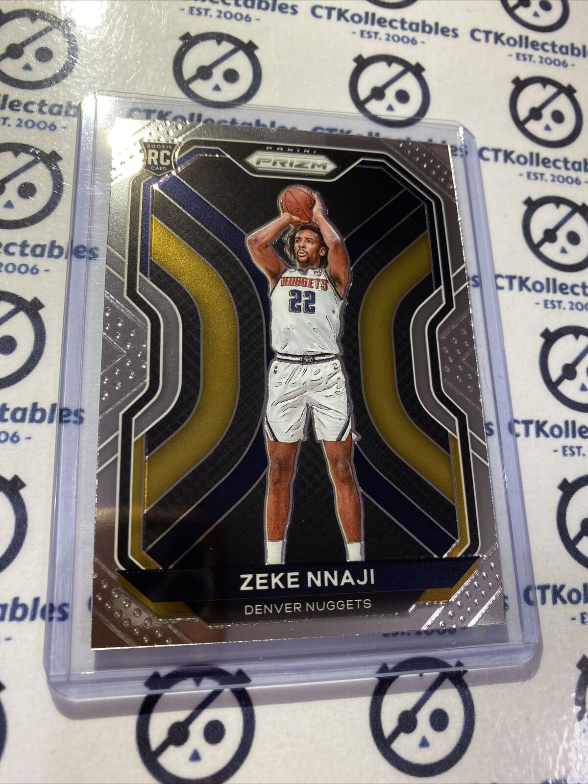 2020-21 NBA Prizm Zeke Nnaji RC #266 Nuggets Rookie