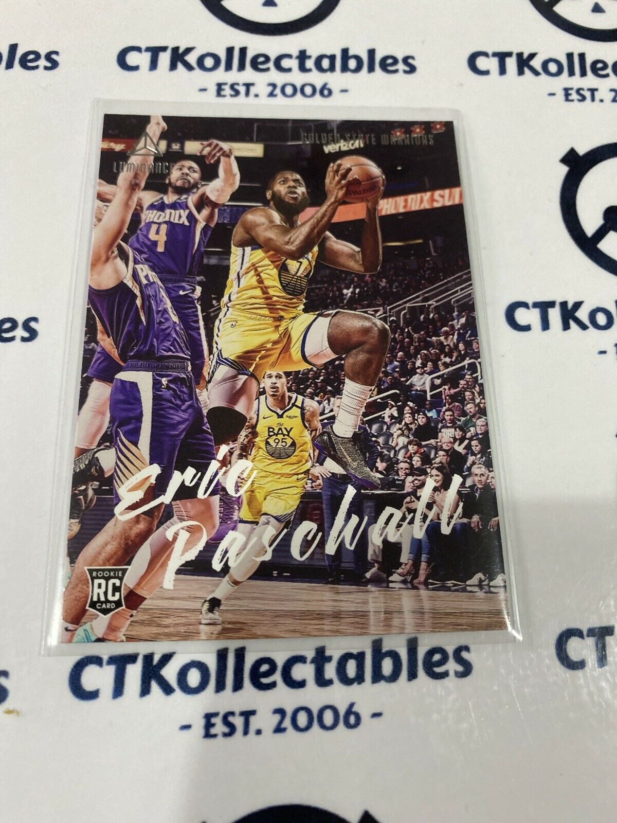 Eric Paschall RC #158 2019-20 NBA Chronicles Luminance