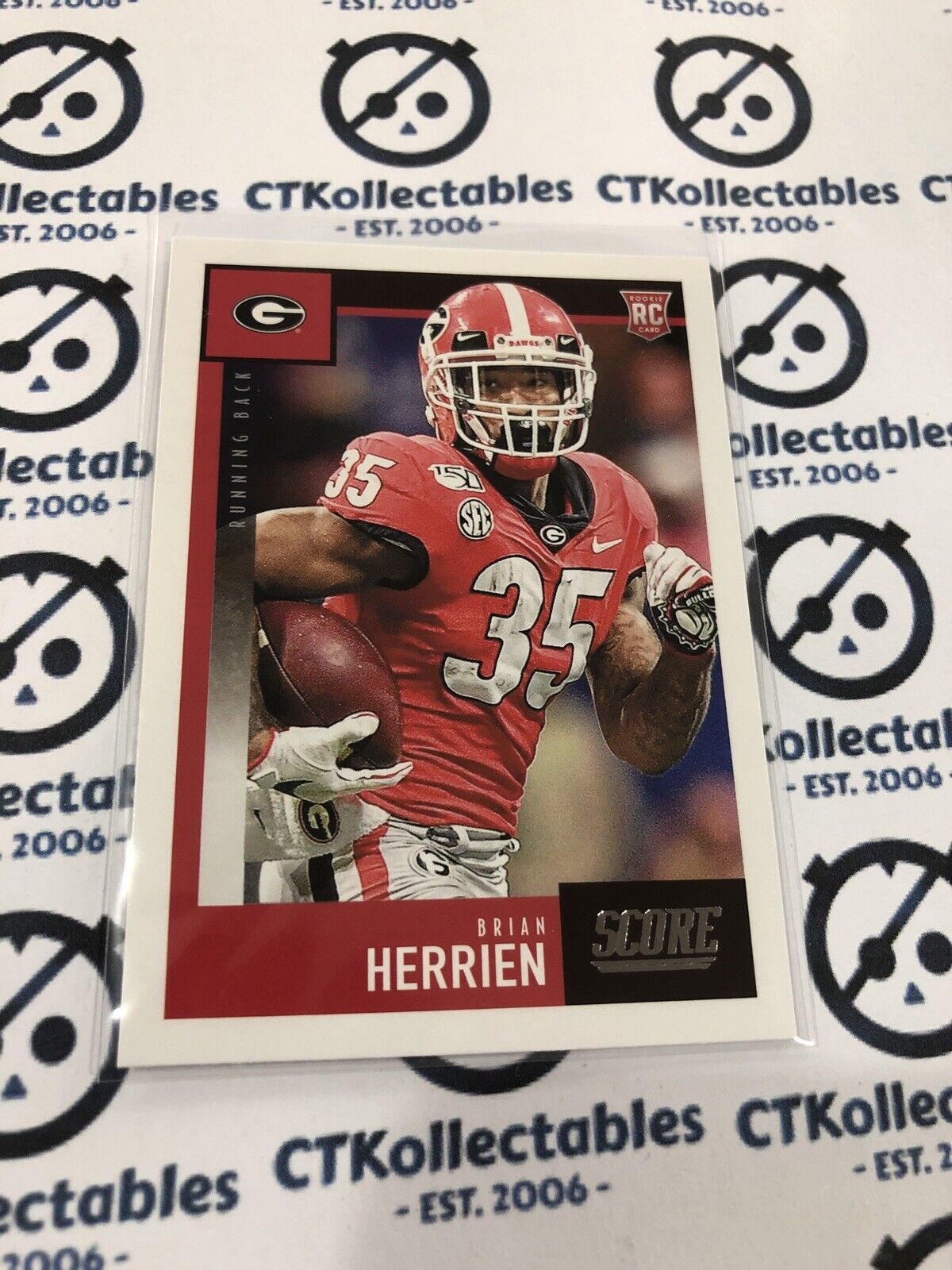 2020 NFL Panini SCORE Brian Herrien RC #374 Cleveland Browns