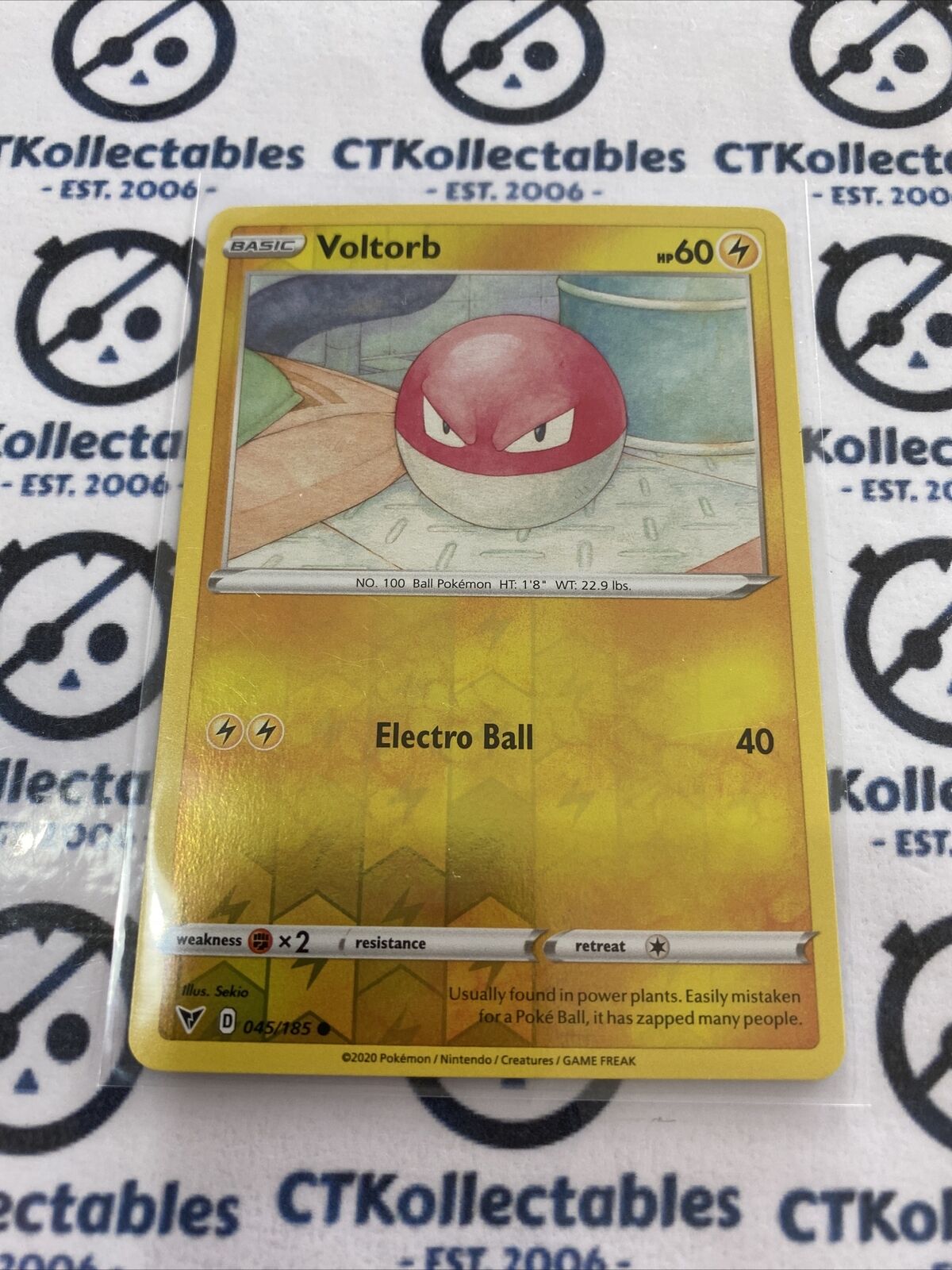 Voltorb - 100/165 (Reverse Foil)