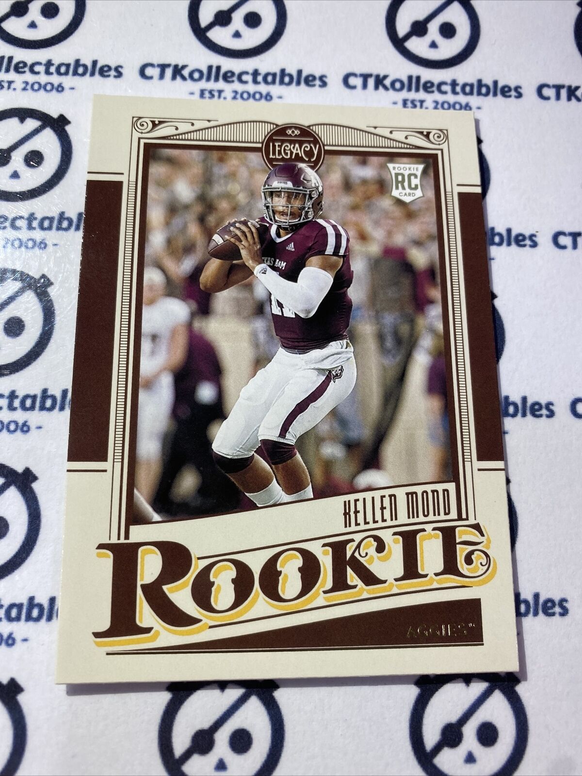 2021 NFL Legacy Rookie Kellen Mond #148 Vikings RC