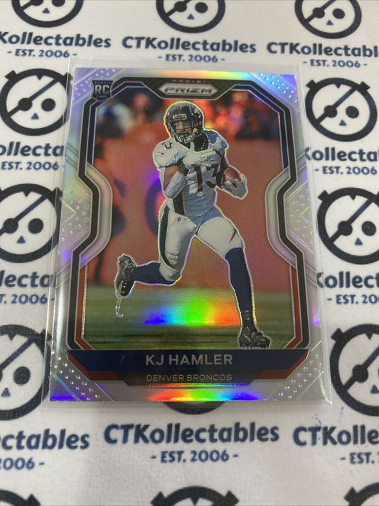 2020 NFL Prizm KJ Hamler Silver Prizm RC #315 Broncos