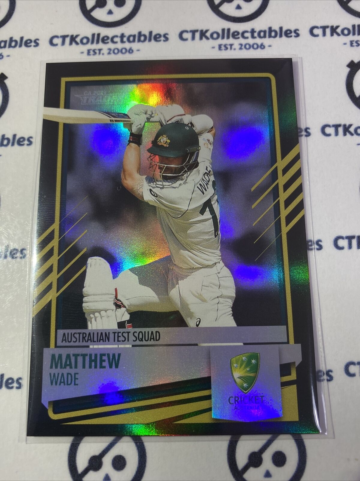 2021/2022 TLA Cricket Traders silver Parallel #P014 Matthew Wade