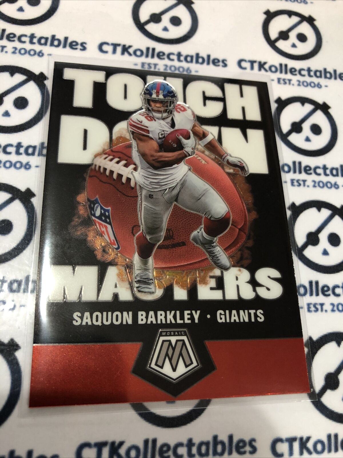 2020 NFL Mosaic Saquon Barkley Touchdown Masters #TM6 Giants