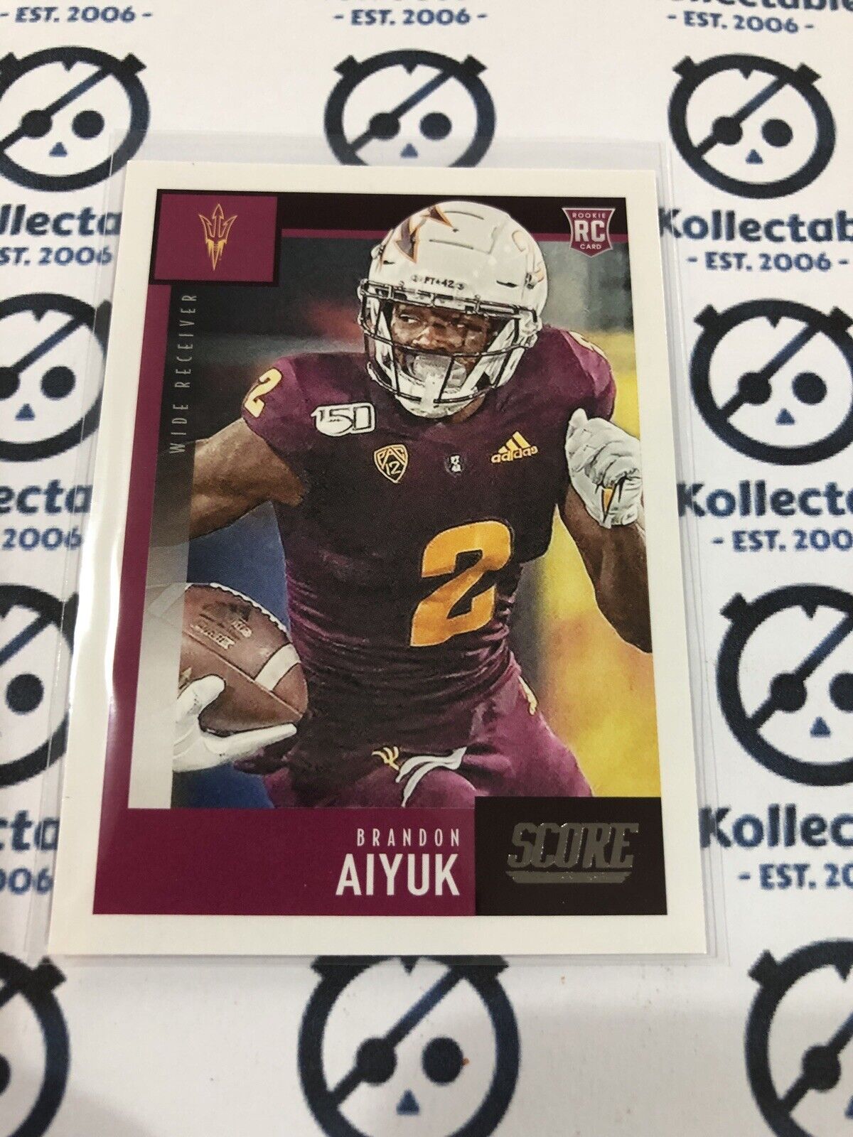 2020 NFL Panini SCORE Brandon Aiyuk rookie cardRC #414 49ers