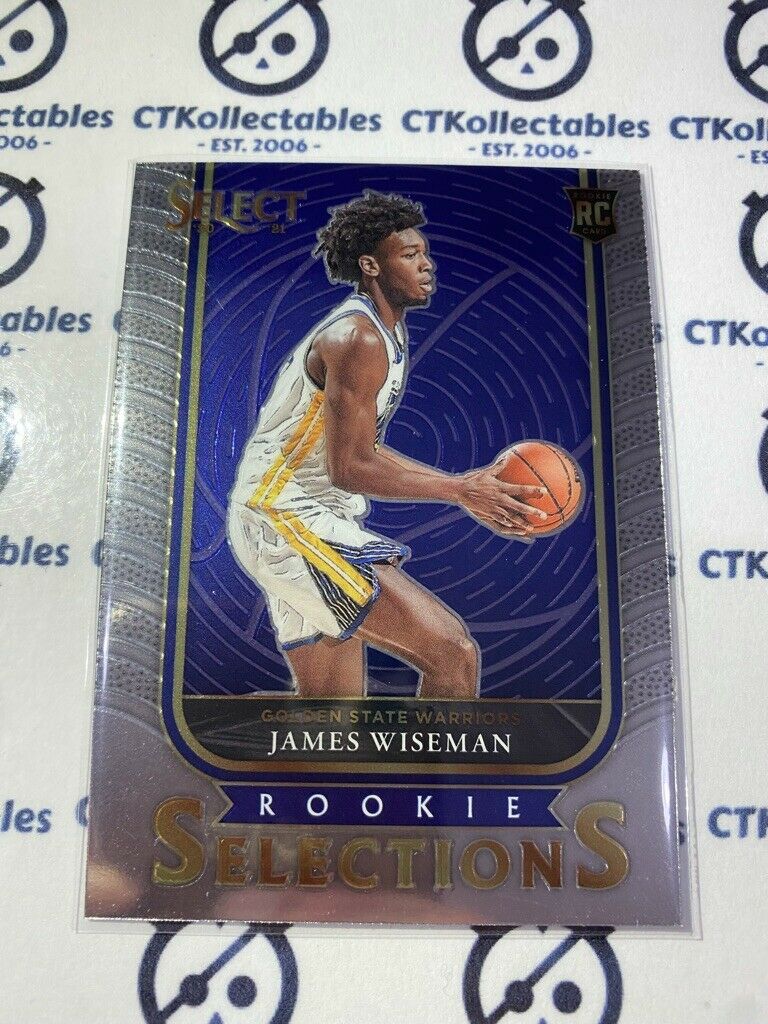 2020-21 Panini NBA Select James Wiseman Rookie Selections #4 RC Warriors