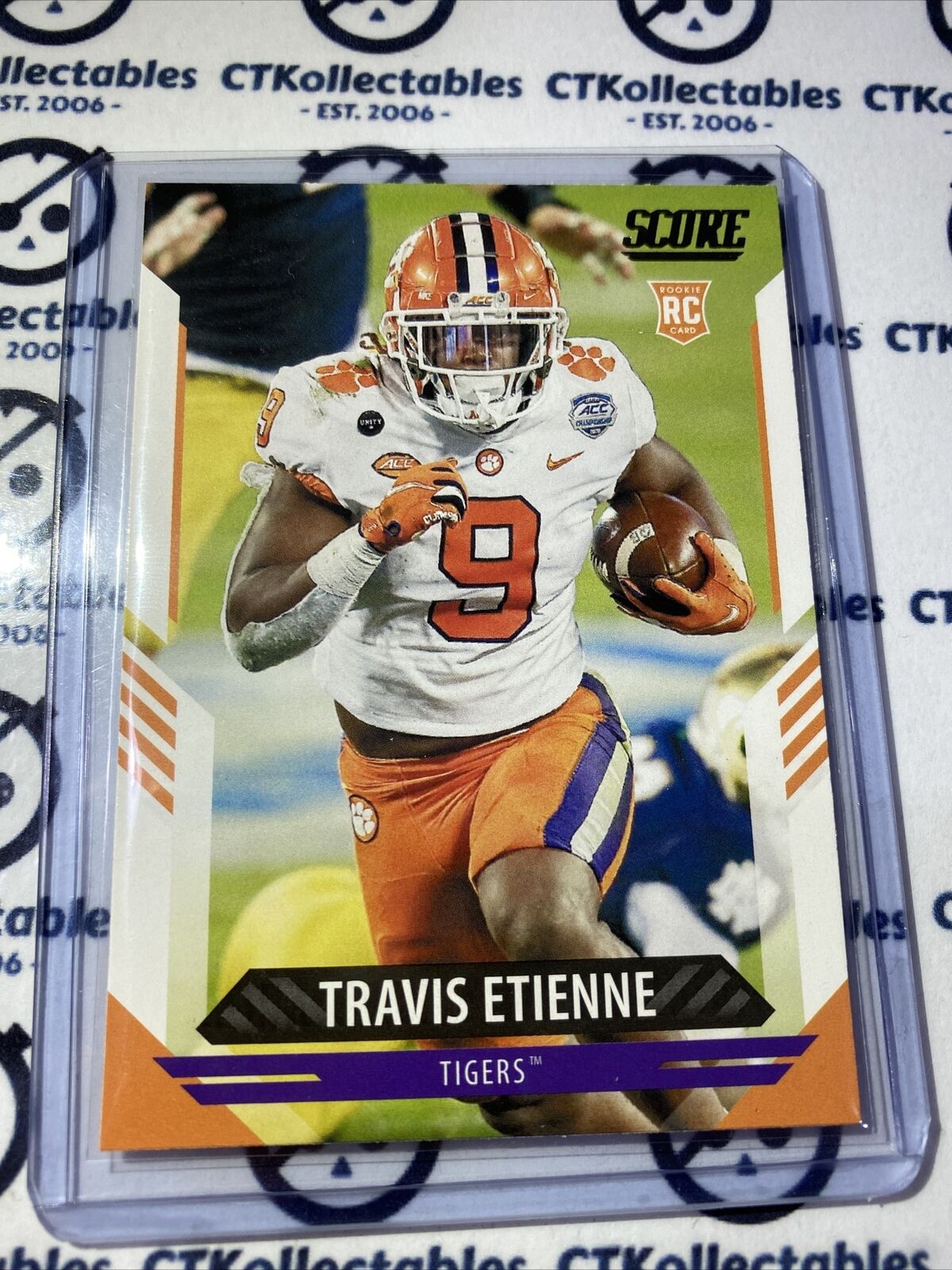 2021 NFL Score Rookie Card Travis Etienne #310 RC Jaguars