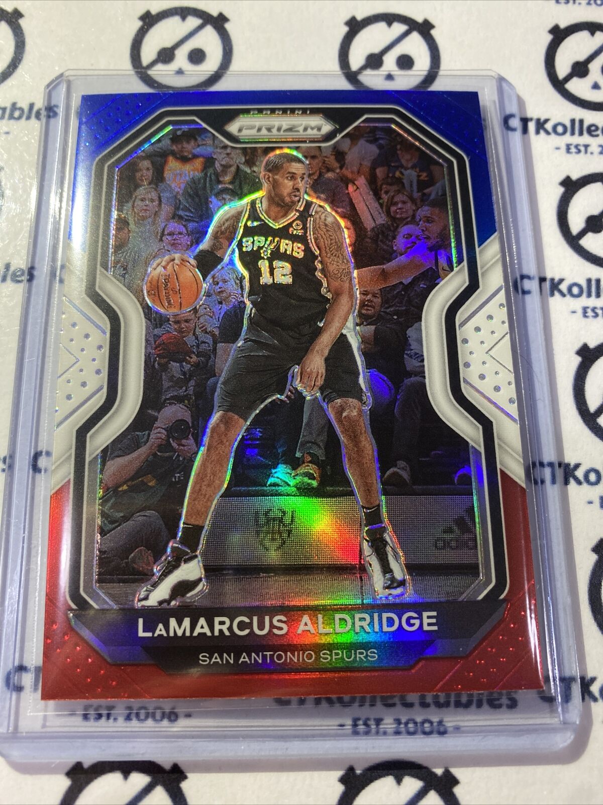 2020-21 NBA Prizm LaMarcus Aldridge Red White & Blue Prizm #104