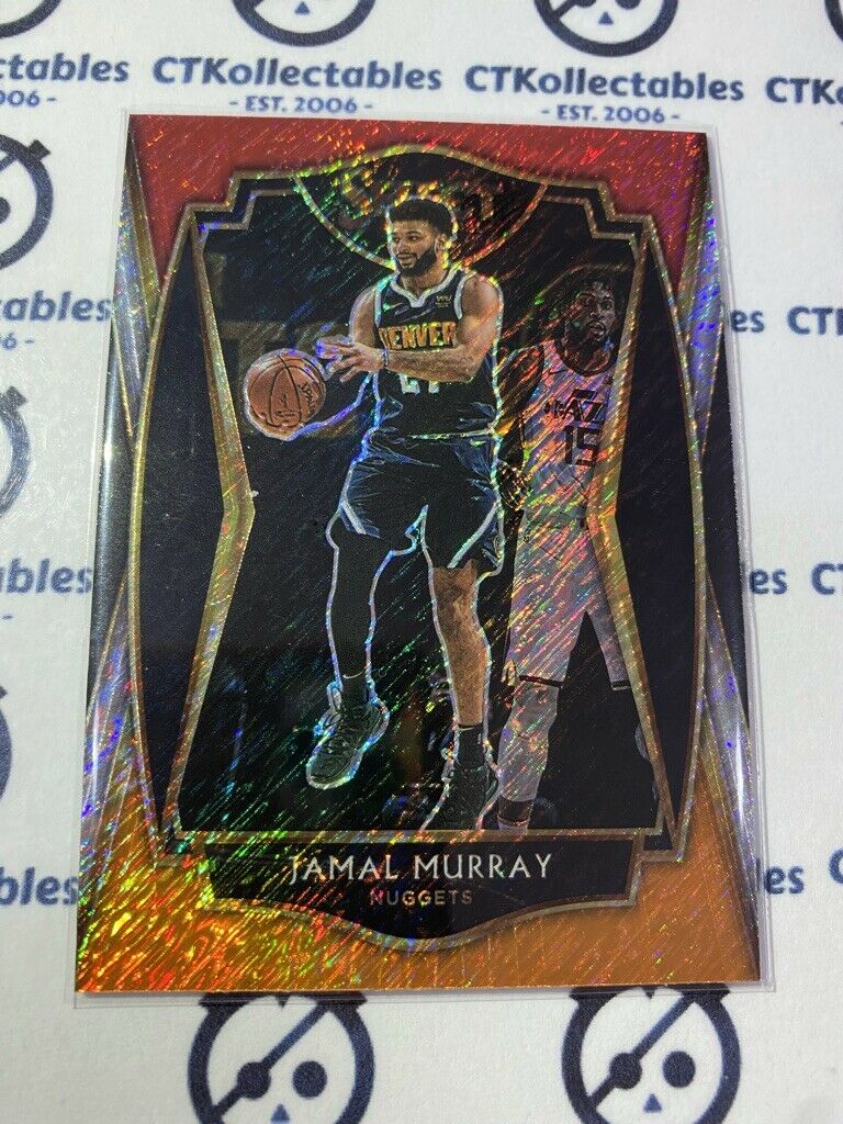 2020-21 Panini NBA Select Premier Level Jamal Murray Red white orange Prizm #144