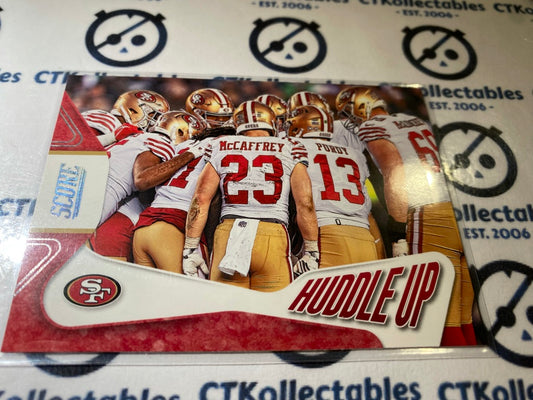 2023 NFL Panini Score San Francisco 49ers "Huddle Up" #4