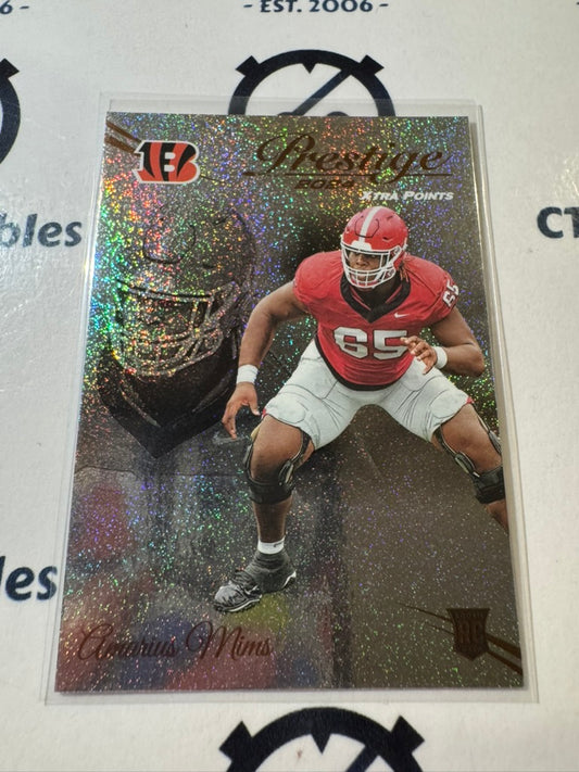 2024 NFL Prestige Dots Xtra Points Rookie Card #318 Amarius Mims Bengals