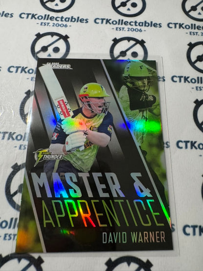 2025/26 CA Cricket Traders David Warner Master & Apprentice MA61/64 Thunder