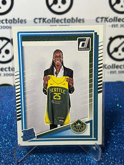 2025 Panini Donruss WNBA Rated Rookie #89 Dominique Malonga Seattle Storm
