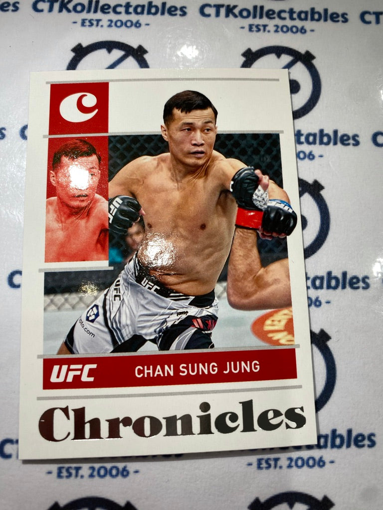 2022 UFC Panini Chronicles Base #11 Chan Sung Jung - Featherweight