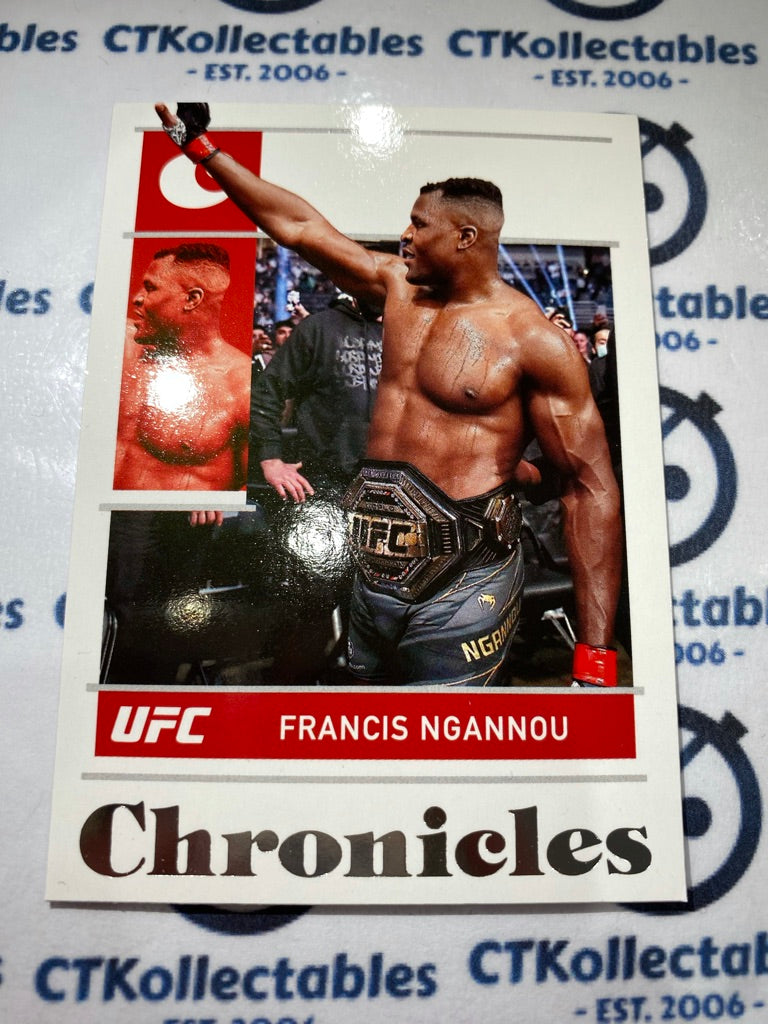 2022 UFC Panini Chronicles Base #33 Francis Ngannou - Heavyweight