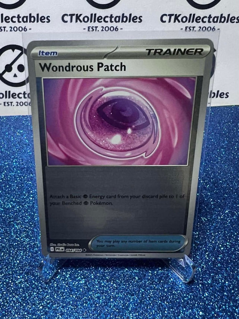 Wondrous Patch Reverse Holo 094/094 Phantasmal Flames Pokemon