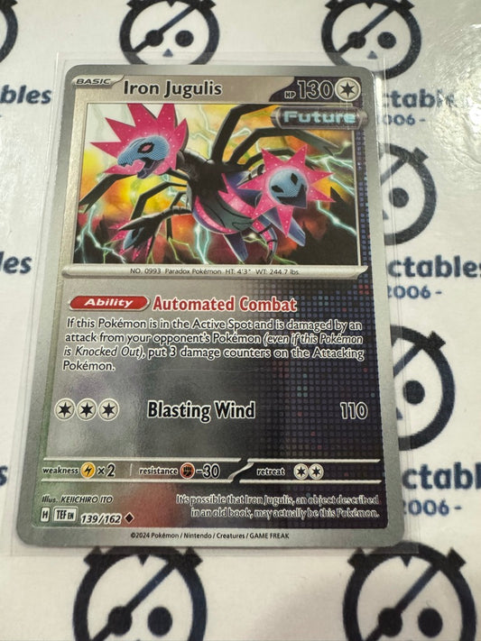Iron Jugulis Reverse Holo Scarlet & Violet Temporal Forces # 139/162 Pokemon