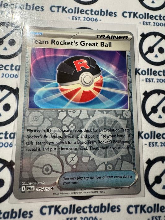 Team Rocket's Great Ball Scarlet & Violet Destined Rivals #175/182 Reverse Holo