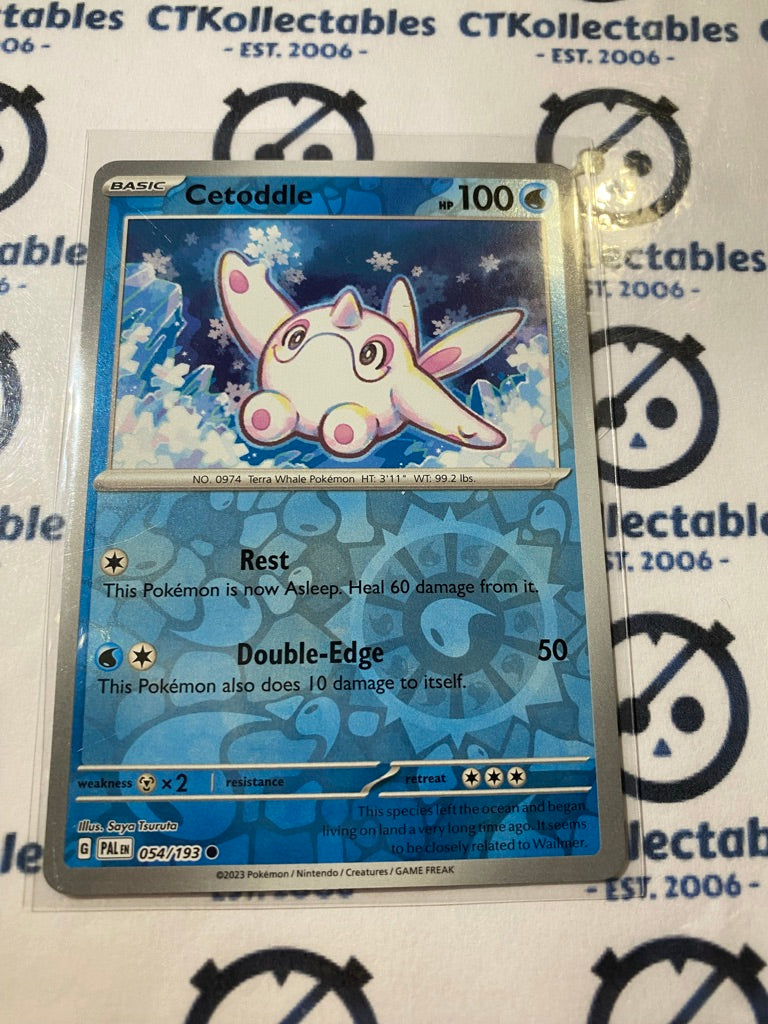 Cetoddle Reverse Holo #054/193 2023 Paldea Evolved Pokemon Card