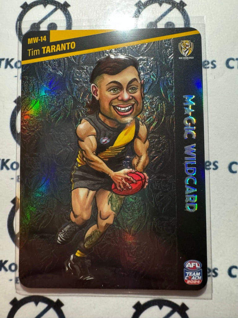 2024 AFL Teamcoach Tim Taranto Magic WildCard MW-14 Tigers