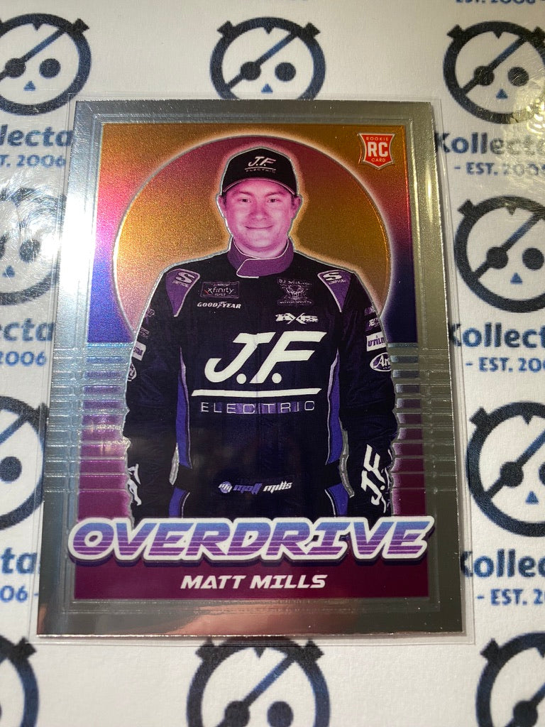 2022 Panini NASCAR Chronicles Overdrive Matt Mills #11