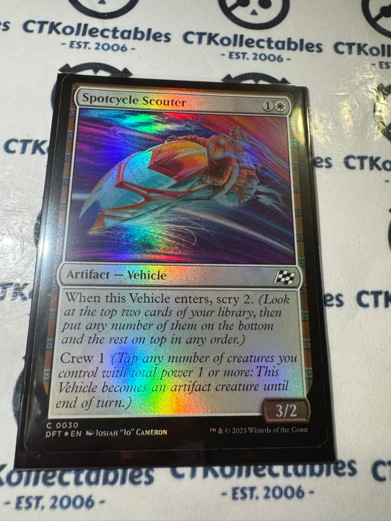 2025 MTG AETHERDRIFT Spotcycle Scouter # C 0030 Foil