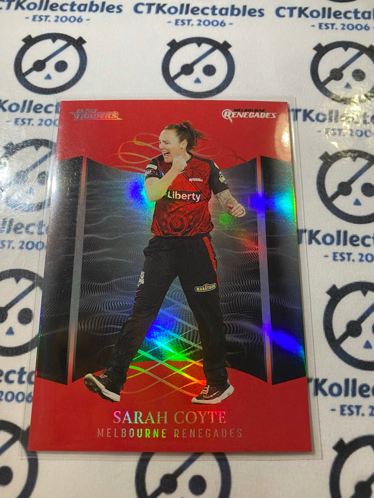 2023/2024 TLA Cricket Traders Silver Parallel Sarah Coyte #P099