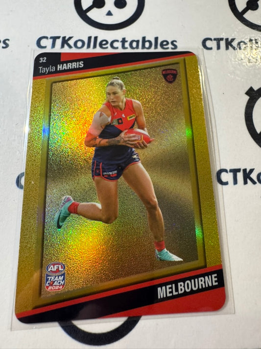 2024 AFLW Teamcoach GOLD #32 Tayla Harris Demons