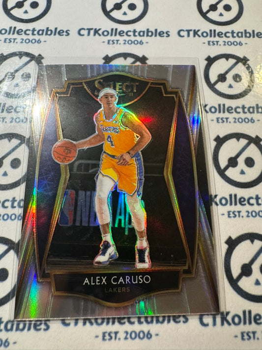 2020-21 NBA Select Alex Caruso Silver Prizm Premier Level #145 Lakers