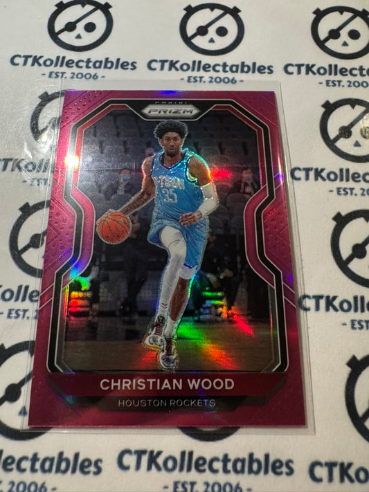 2020-21 NBA Panini Chronicles Prizm update Christian Wood Pink Prizm #501