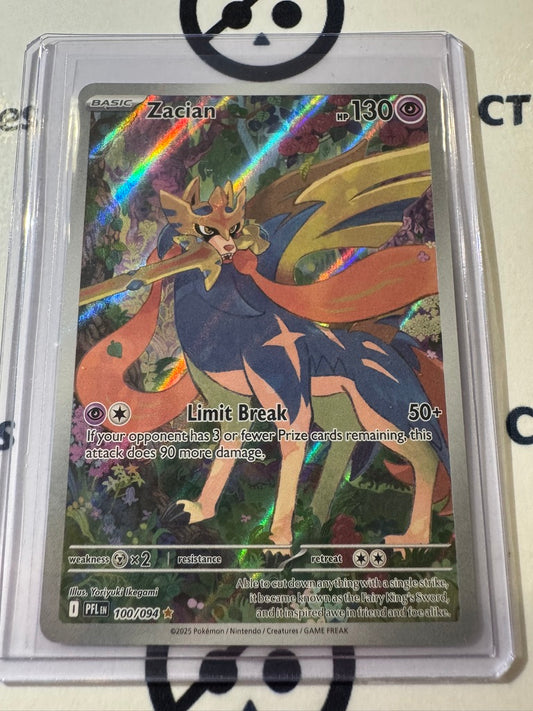 Zacian Illustration Rare #100/094 Phantasmal Flames Pokemon