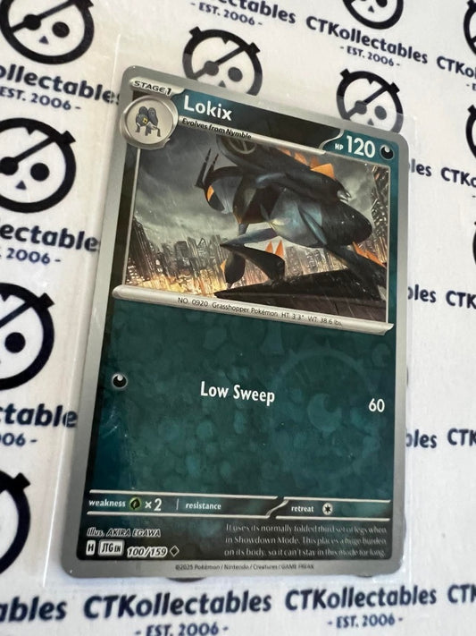 Lokix Reverse Holo #100/159 Journey Together Pokemon Card TCG