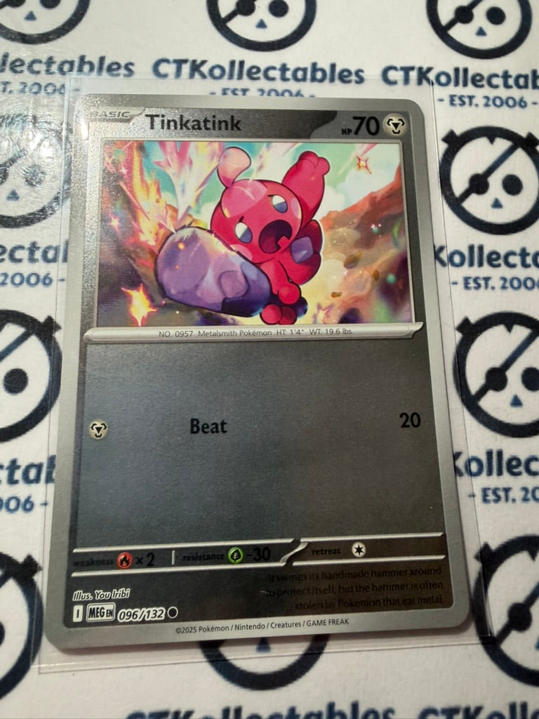 Tinkatink Reverse Holo Mega Evolution #096/132 Pokemon