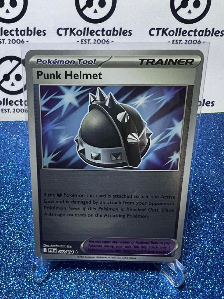 Punk Helmet Reverse Holo 092/094 Phantasmal Flames Pokemon