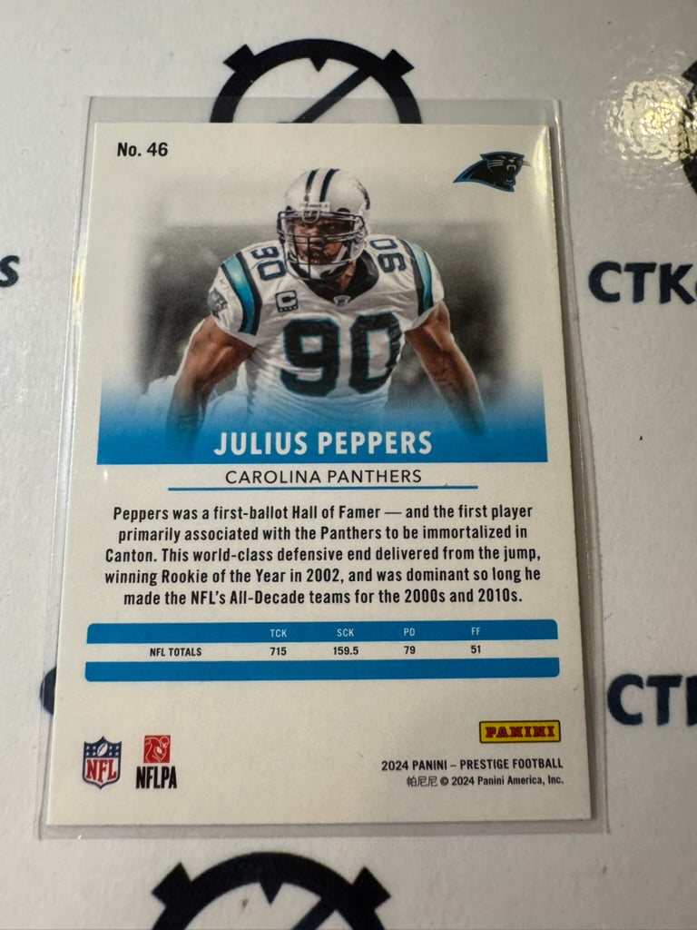 2024 NFL Prestige Dots Xtra Points #46 Julius Peppers Carolina Panthers