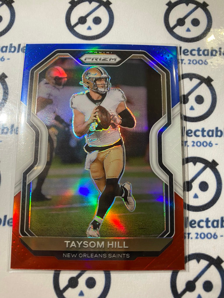 2020 NFL Prizm Taysom Hill Red White & Blue Prizm #245 Saints