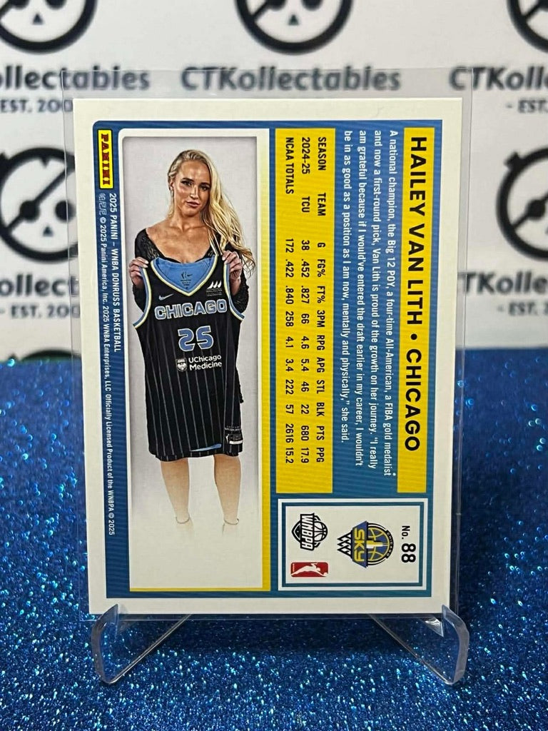 2025 Panini Donruss WNBA Rated Rookie #88 Hailey Van Lith Chicago Sky